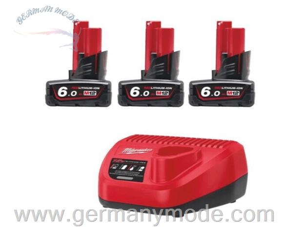 شارژر و باطری میلواکی آمریکا Milwaukee M12 NRG NRG-603