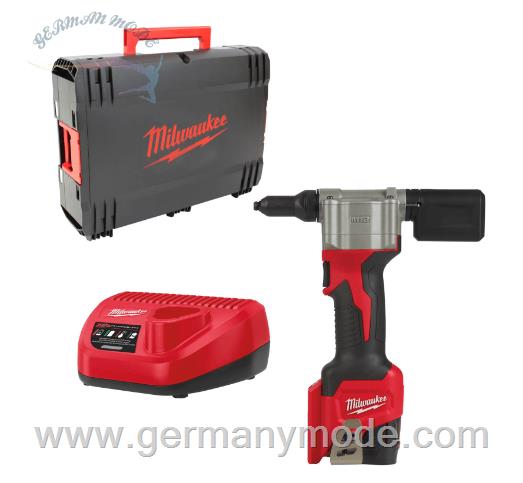 دستگاه میخ پرچ کن شارژی میلواکی آمریکا Milwaukee M12BPRT M12BPRT-201X-1