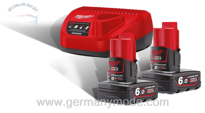شارژر و باطری میلواکی آمریکا Milwaukee M12 NRG NRG-602