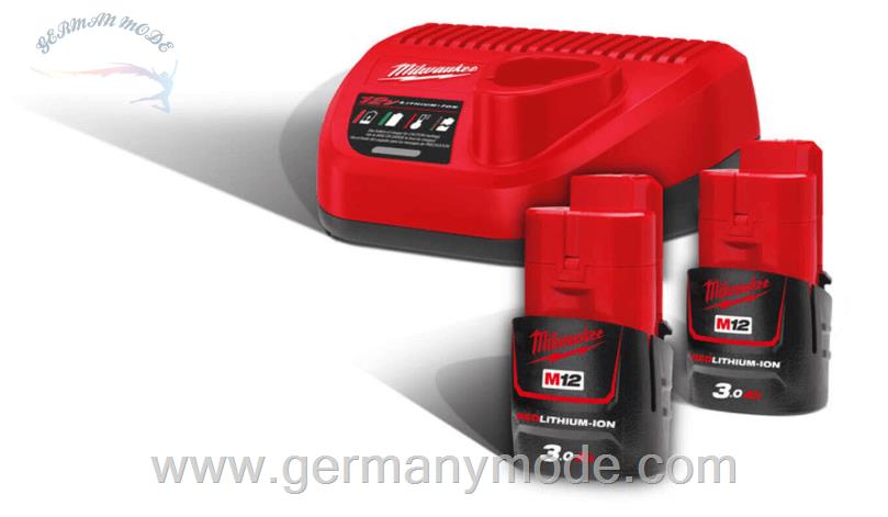 شارژر و باطری میلواکی آمریکا Milwaukee M12 NRG NRG-302