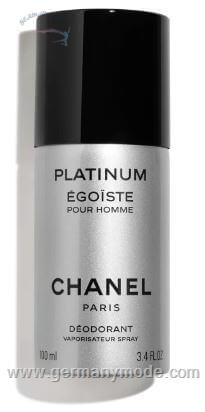 اسپری دئودورانت مردانه پلاتینیوم اگوست 100 میل شنل فرانسه CHANEL PLATINUM EGOISTE DEODORANT SPRAY 100 ml