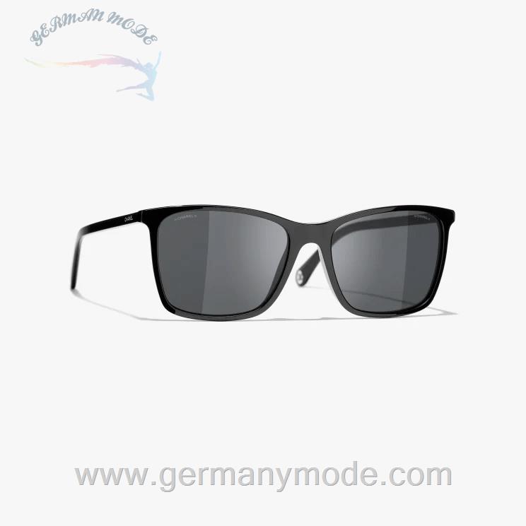 عینک آفتابی زنانه شنل فرانسه CHANEL QUADRATISCHE SONNENBRILLE 5447 C501/S4