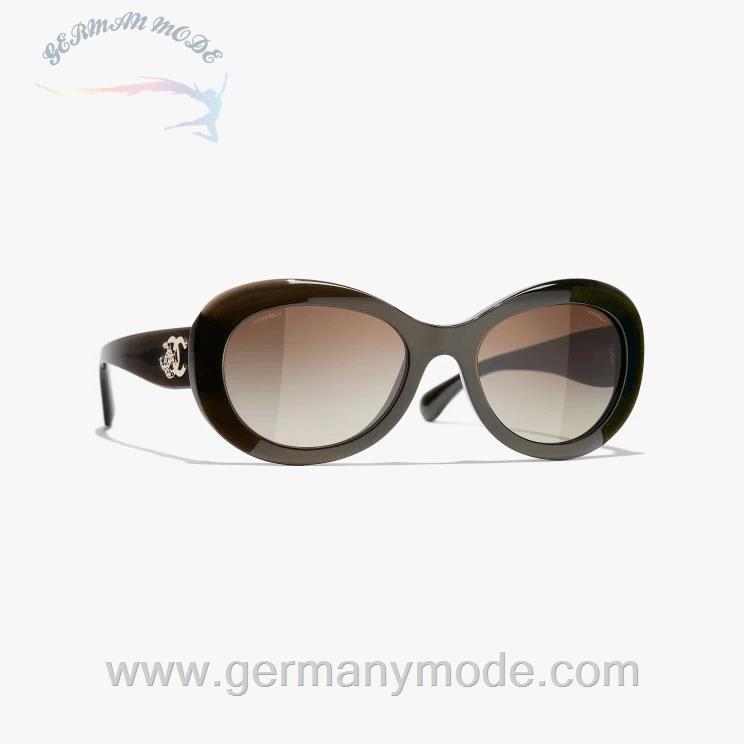 عینک آفتابی زنانه شنل فرانسه CHANEL OVALE SONNENBRILLE 5469B 1705/S1