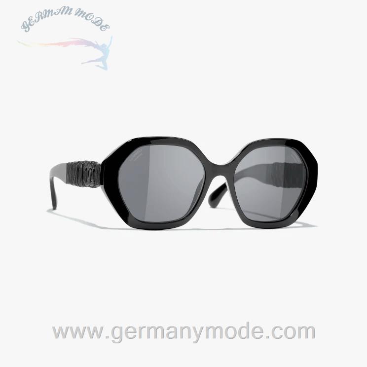 عینک آفتابی زنانه شنل فرانسه CHANEL RUNDE SONNENBRILLE 5475Q C888/T8