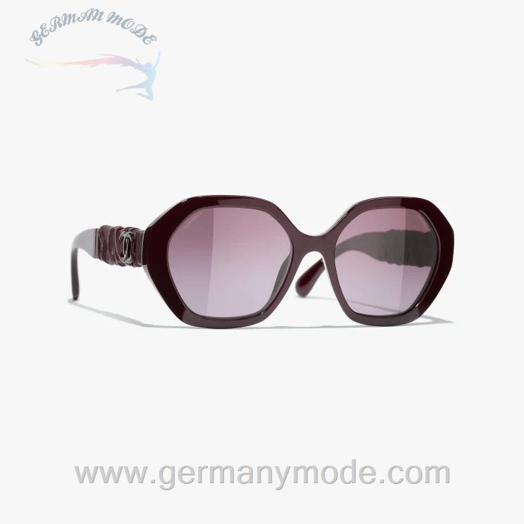 عینک آفتابی زنانه شنل فرانسه CHANEL RUNDE SONNENBRILLE 5475Q 1461/S1