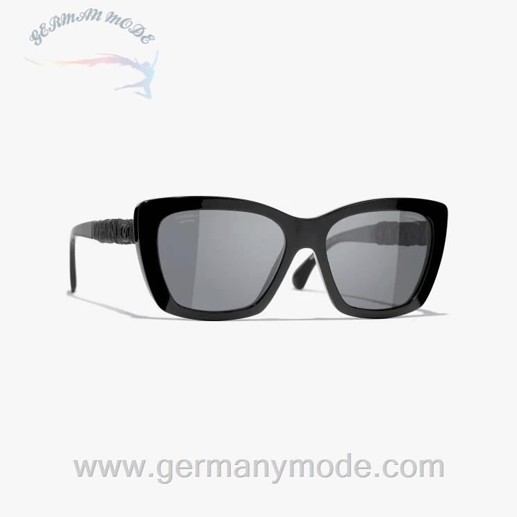 عینک آفتابی زنانه شنل فرانسه CHANEL SCHMETTERLINGSFÖRMIGE SONNENBRILLE 5476Q C888/T8
