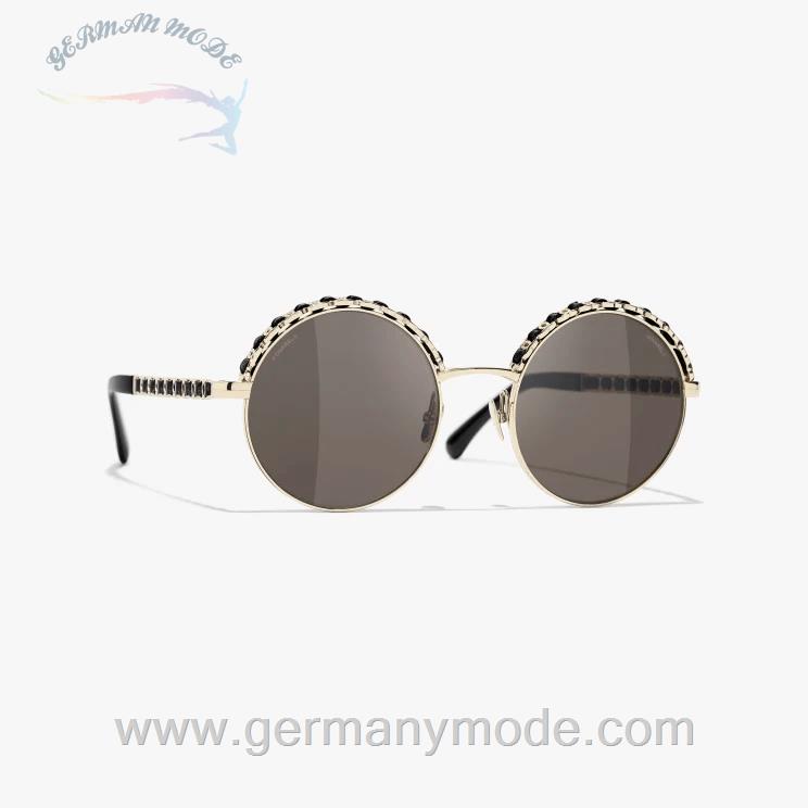 عینک آفتابی زنانه شنل فرانسه CHANEL RUNDE SONNENBRILLE 4265Q C395/3