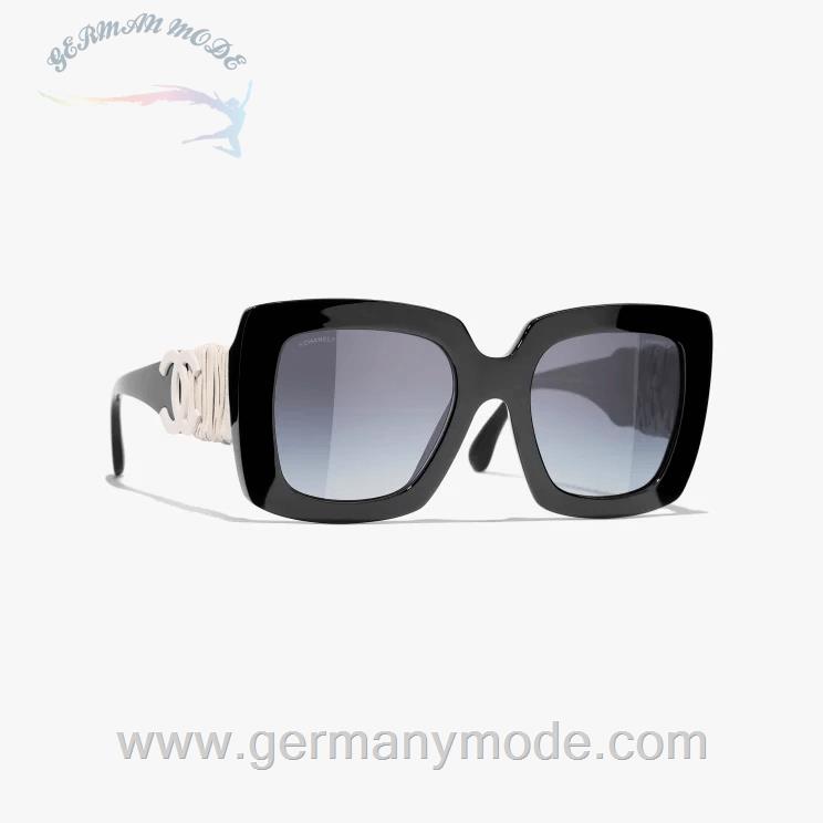 عینک آفتابی زنانه شنل فرانسه CHANEL QUADRATISCHE SONNENBRILLE 5474Q 1082/S6