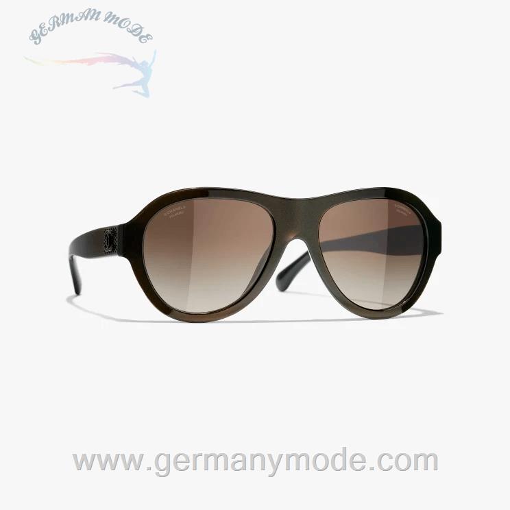 عینک آفتابی زنانه شنل فرانسه CHANEL PILOTENSONNENBRILLE 5467B 1706/S9