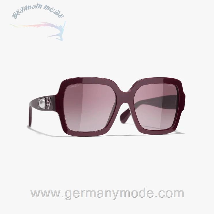 عینک آفتابی زنانه شنل فرانسه CHANEL QUADRATISCHE SONNENBRILLE 5479 1448/S1