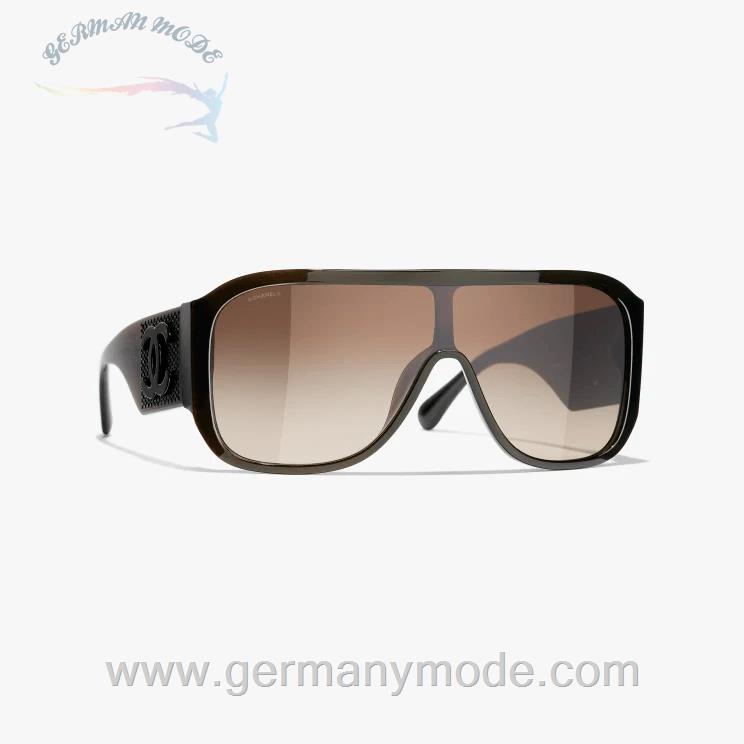 عینک آفتابی زنانه شنل فرانسه CHANEL UMSCHLIESSENDE SONNENBRILLE 5466B 1706/S5