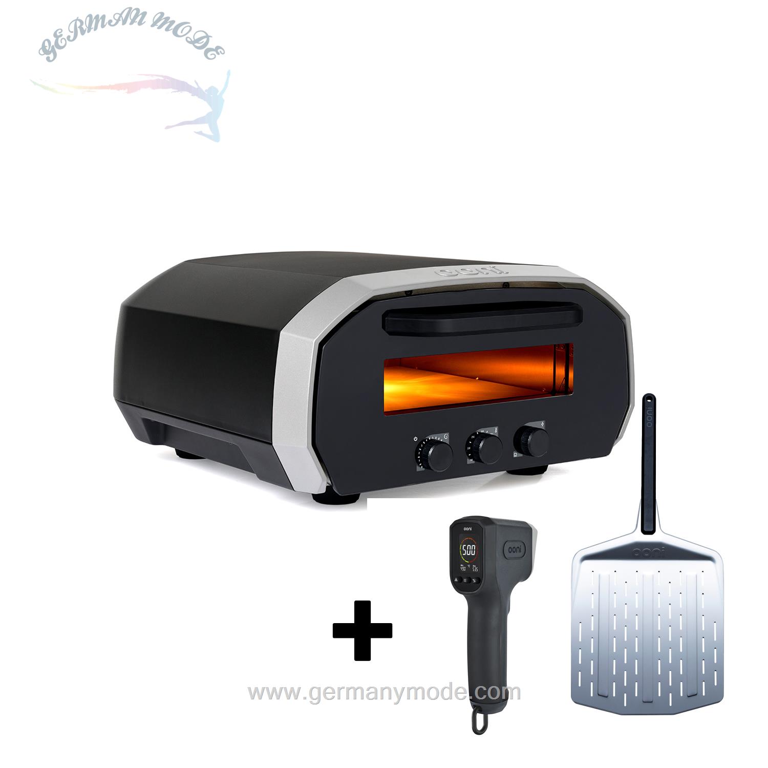 فر پیتزا برقی خانگی آونی اسکاتلند Ooni Volt 12 Elektro-Pizzaofen Pro Bundle