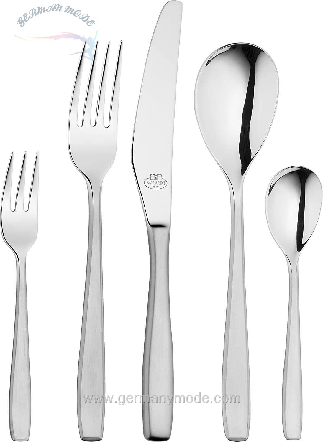 سرویس قاشق چنگال 30 پارچه بالرینی ایتالیا Ballarini 01204-330-0 Francesca Besteckset- 30-teilig