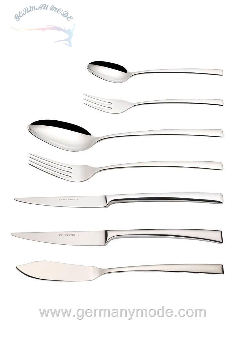 سرویس قاشق چنگال نقره ای 42 پارچه اکتوورک Echtwerk Avelino 18/10 42-teilig