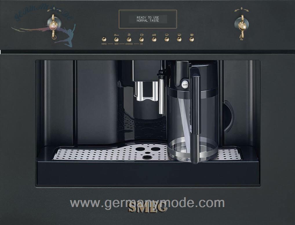 اسپرسو ساز تو کار اسمگ ایتالیا Smeg CMS8451 Einbau Kaffeevollautomat im Nostalgie Design