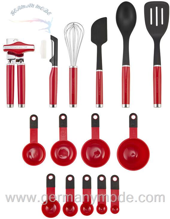 سرویس کفگیر ملاقه درب باز کن همزن 15 پارچه کیچن اید آمریکا KitchenAid KO447BXERI