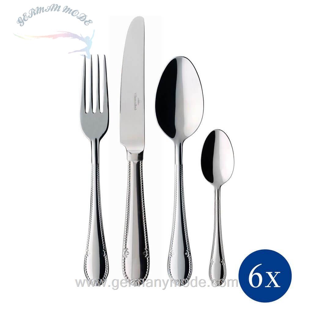 سرویس قاشق چنگال 24 پارچه ویلروی اند باخ آلمان Villeroy - Boch Mademoiselle Besteckset 24-teilig