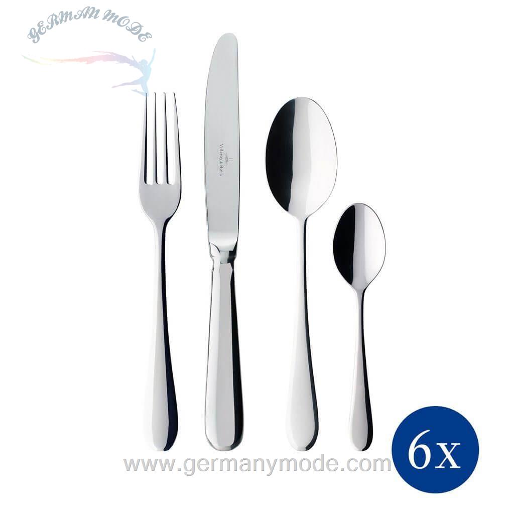 سرویس قاشق چنگال 24 پارچه ویلروی اند باخ آلمان Villeroy - Boch Oscar Besteckset 24-teilig