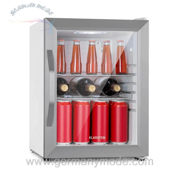 یخچال بطری سرد کن 33 لیتری کلارشتاین آلمان Klarstein Beersafe M Kühlschrank Getränkekühlschrank Crystal White 42 dB 35 Ltr
