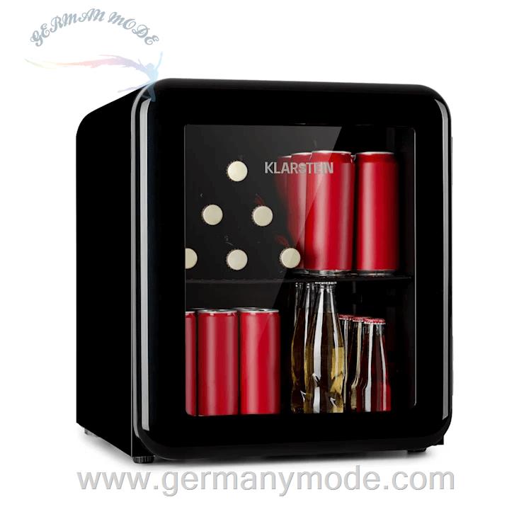 یخچال بطری سرد کن 48 لیتری کلارشتاین آلمان Klarstein PopLife Getränkekühler Minibar Mini-Kühlschrank Schwarz