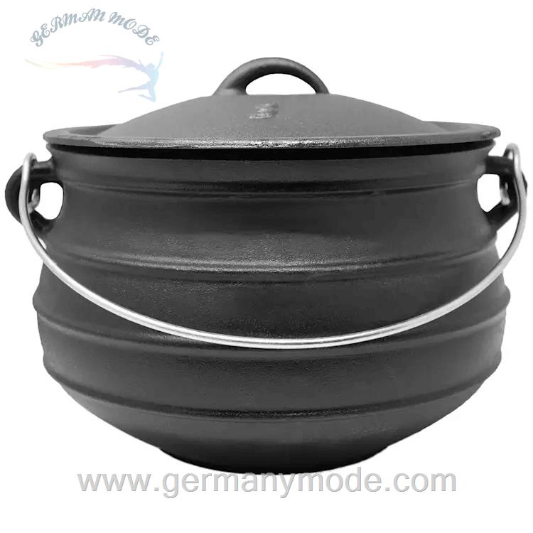 قابلمه 8 لیتری ته گرد کلارشتاین آلمان Klarstein Beefalo Potjie Schmortopf Größe L