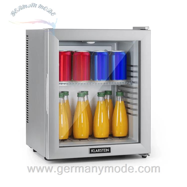 مینی یخچال 24 لیتری کلارشتاین آلمان Klarstein Brooklyn 24 Mini-Kühlschrank Minibar Mini-Kühlschrank Silber 23 dB 24 Ltr