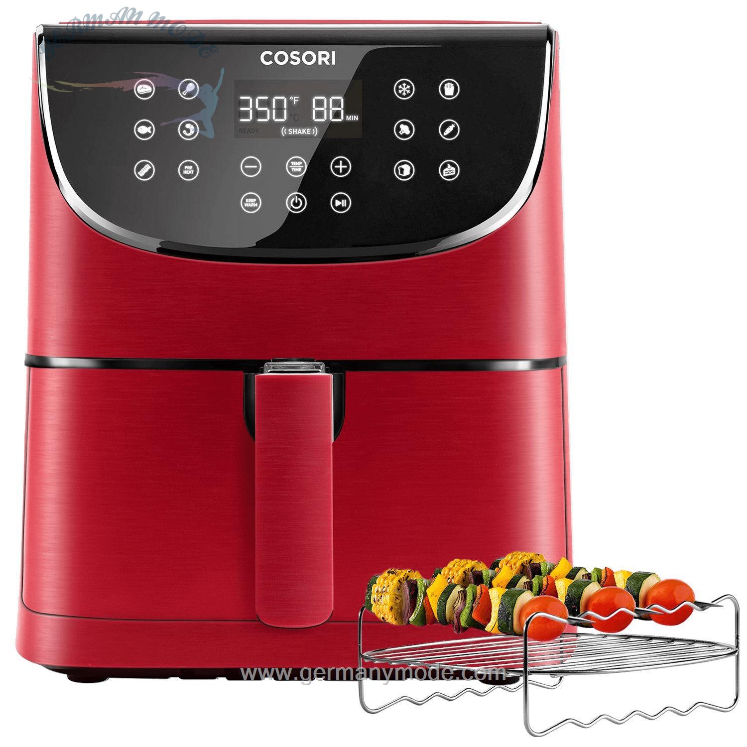 سرخ کن کوسوری آمریکا Cosori Heißluftfritteuse CP158 in 3 versch rot