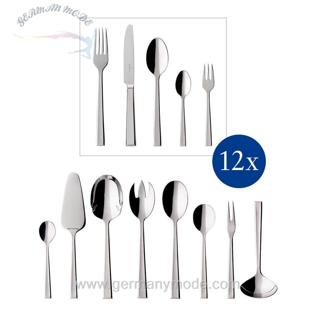 سرویس قاشق چنگال 68 پارچه ویلروی اند باخ آلمان Villeroy- Boch Victor Besteckset 68-teilig