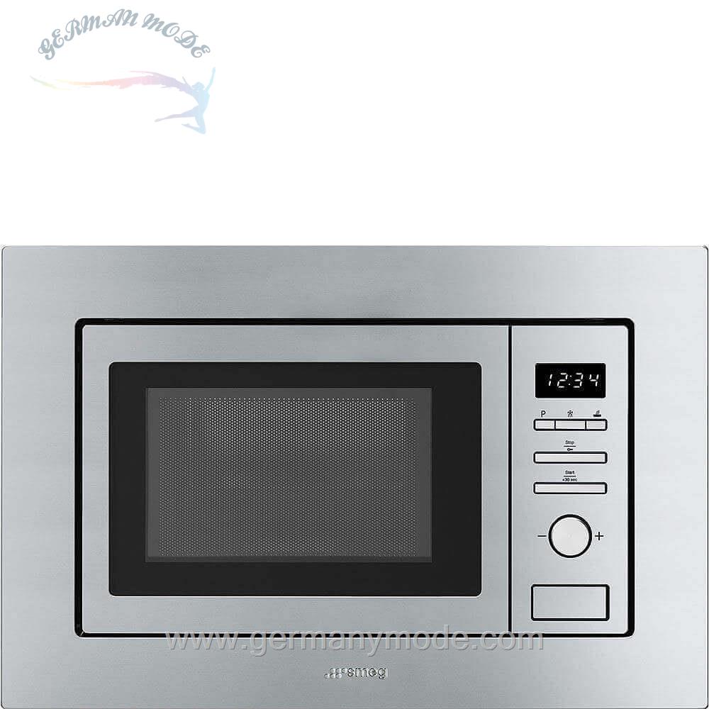 مایکروویو اسمگ ایتالیا Smeg FMI020X Einbau-Kompakt-Mikrowelle Edelstahl 38 cm