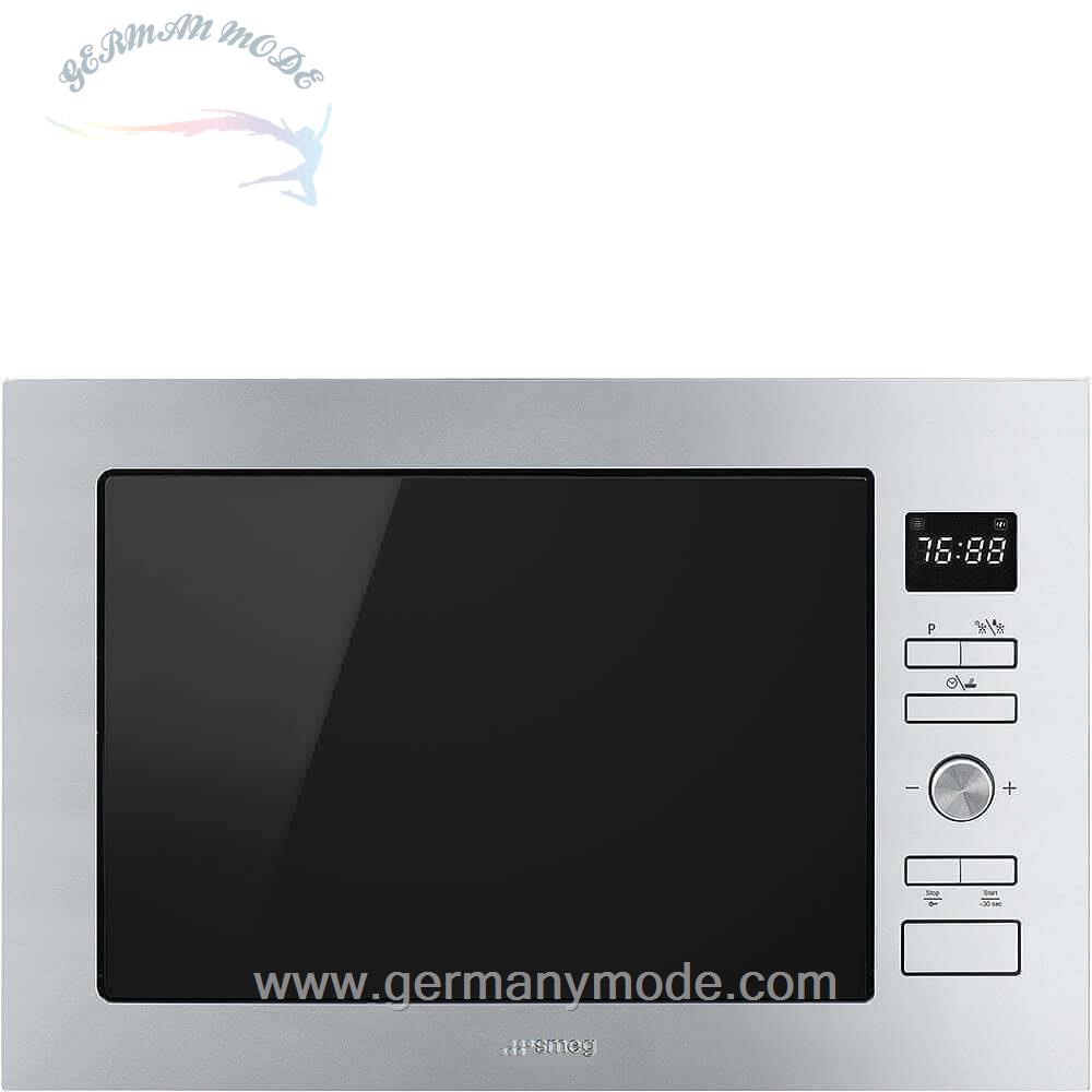 مایکروویو اسمگ ایتالیا Smeg FMI425X Einbau-Kompakt-Mikrowelle Edelstahl 38 cm