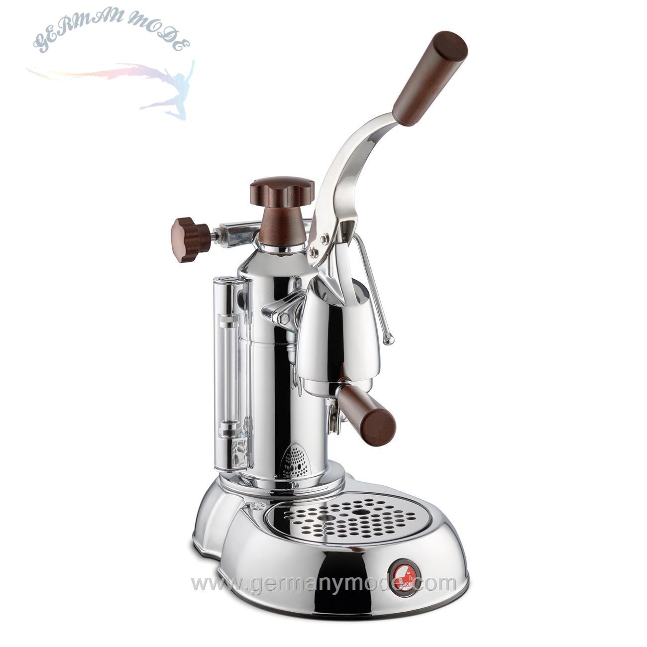 اسپرسو ساز پرتافیلتر اهرمی لاپاونی ایتالیا La Pavoni STRADIVARI EUROPICCOLA HOLZ GRIFFE LPLSTH01