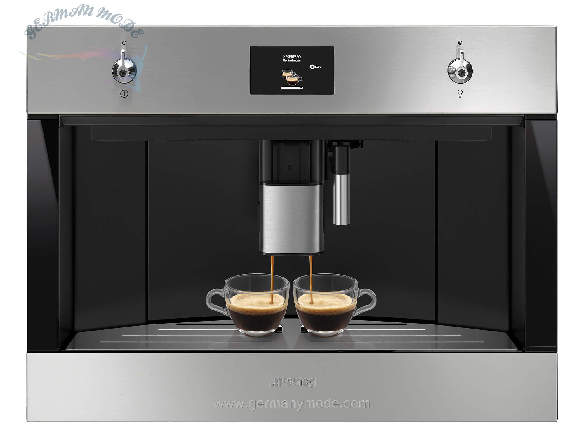 اسپرسو ساز تو کار اسمگ ایتالیا Smeg CMS4303X Einbau Kaffeevollautomat Classici Design