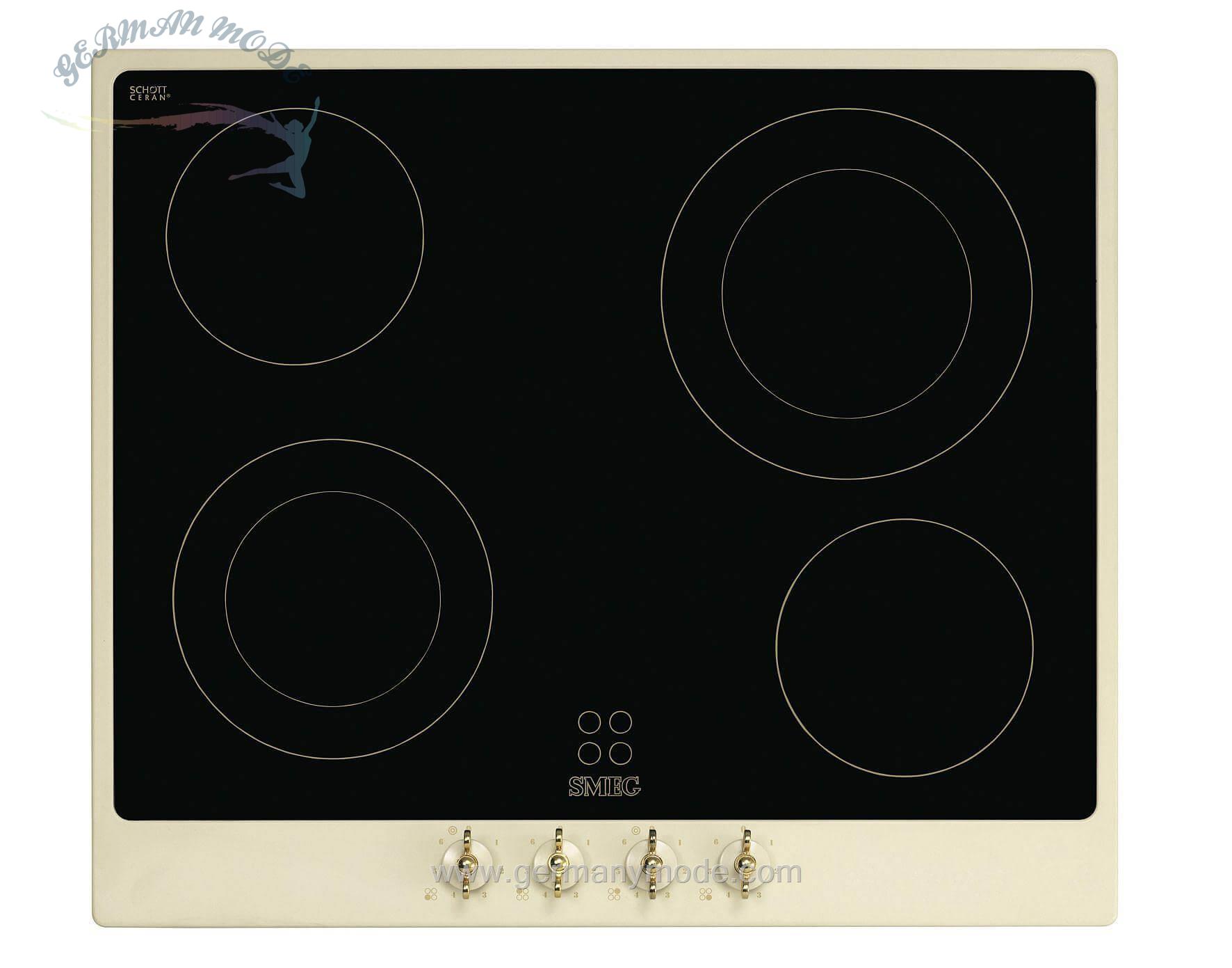 اجاق برقی ۴ شعله اسمگ ایتالیا Smeg P864 P864PO
