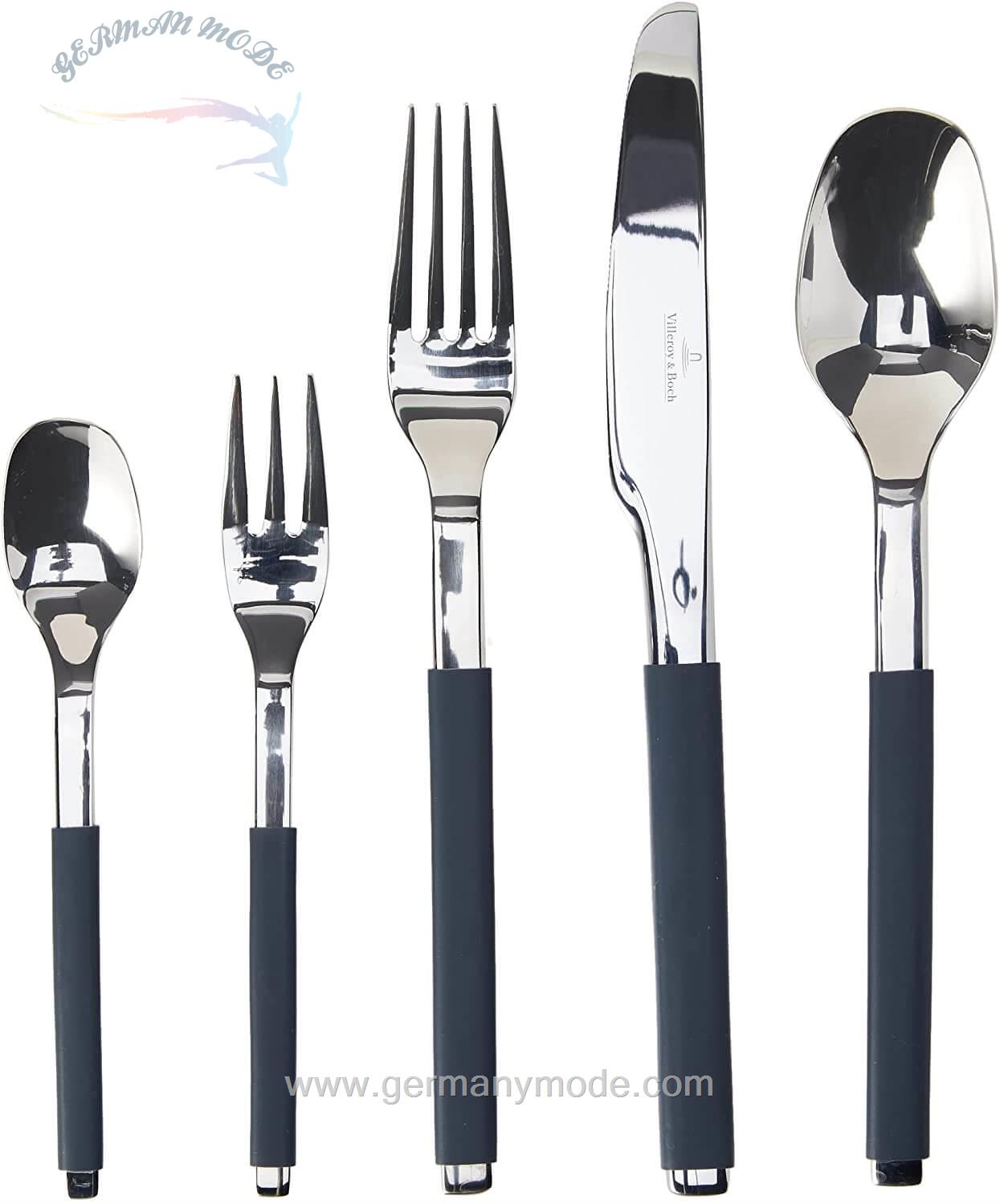 سرویس قاشق چنگال 30 پارچه ویلروی اند باخ آلمان Villeroy - Boch S/ Cosy grey Besteckset 30-teilig