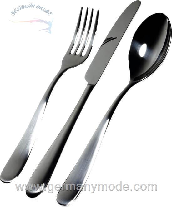 سرویس قاشق چنگال 30 پارچه السی ایتالیا Alessi Tafelbesteck 30-teilig 18/10 mit Hohlheft-Messern