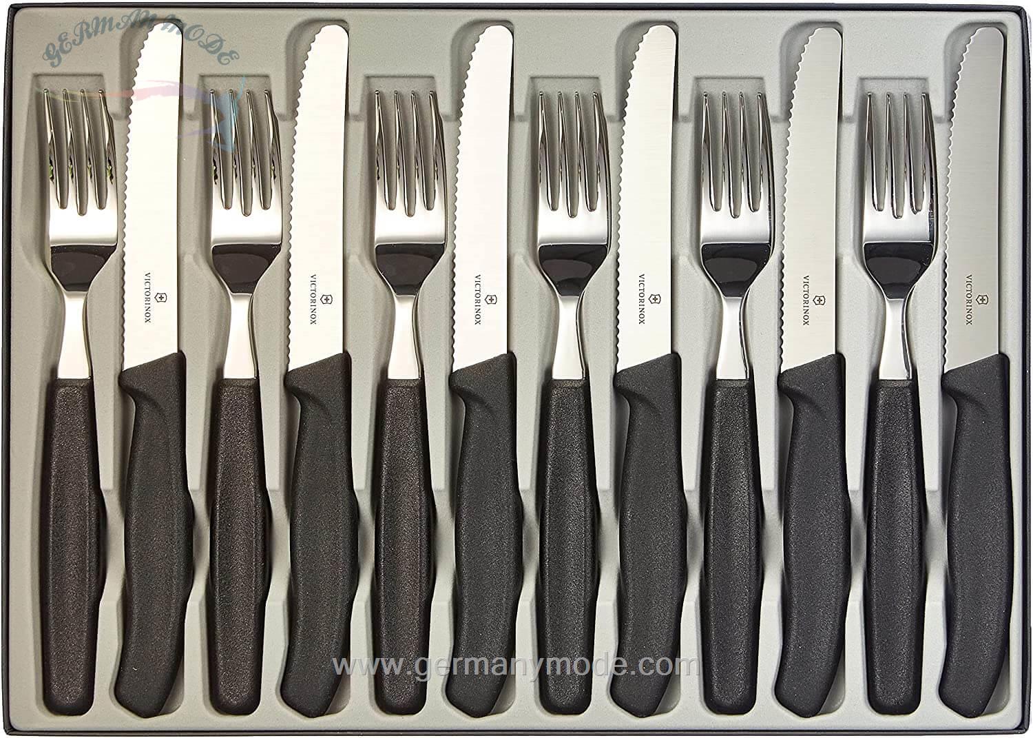 سرویس قاشق چنگال 12 پارچه ویکتورینوکس سوئیس Victorinox SwissClassic Tafelbesteck 12-teilig