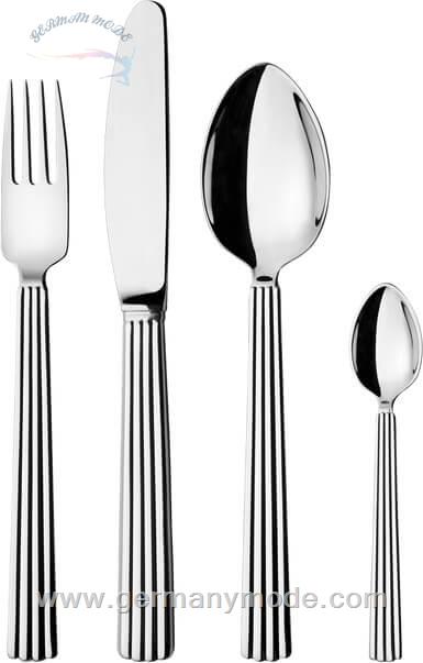 سرویس قاشق چنگال 16پارچه جورج جنسن دانمارک Georg Jensen Bernadotte 16-teilig