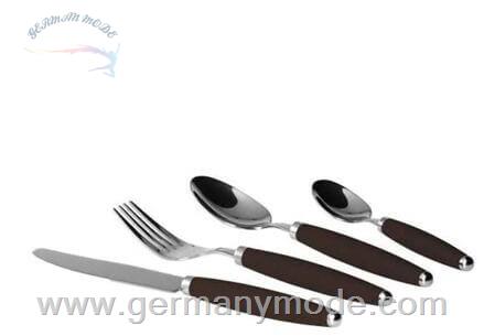 سرویس قاشق چنگال 16 پارچه جیمکس Gimex Cutlery Set Stainless Steel Earth16tlg- schwarz