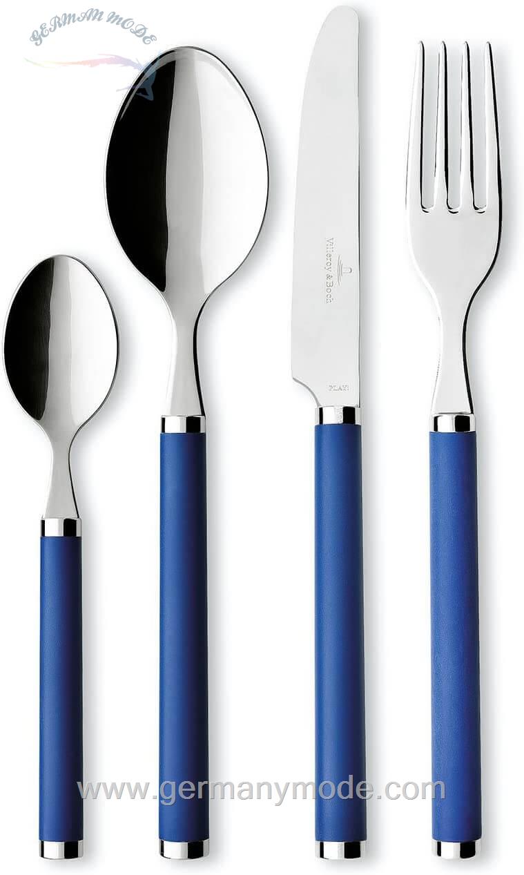 سرویس قاشق چنگال 24 پارچه ویلروی اند باخ آلمان Villeroy- Boch Play- Blue Ocean Besteckset 24-teilig