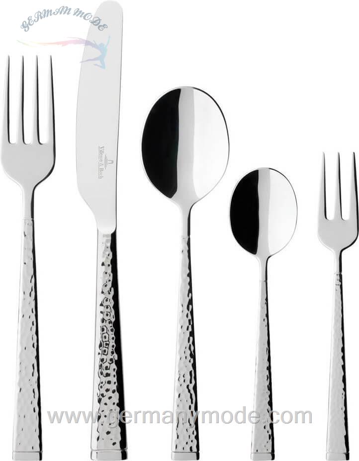 سرویس قاشق چنگال 30 پارچه ویلروی اند باخ آلمان Villeroy - Boch Blacksmith Besteckset 30-teilig