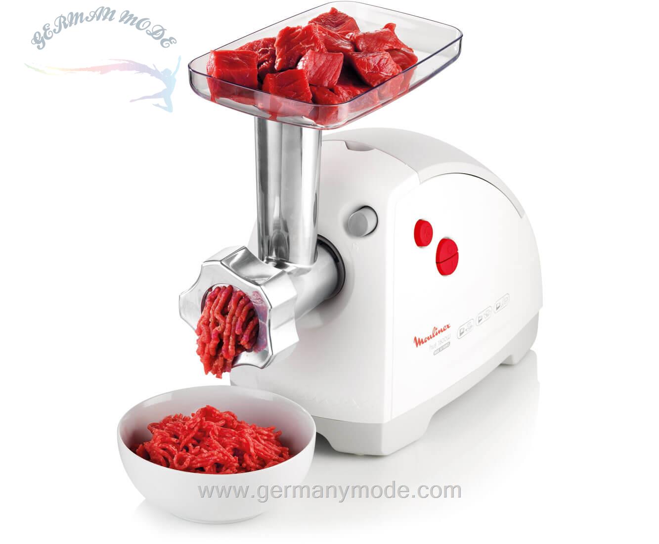 چرخ گوشت مولینکس فرانسه MOULINEX ME6251 Fleischwolf 1.8 kW Weiß/Grau