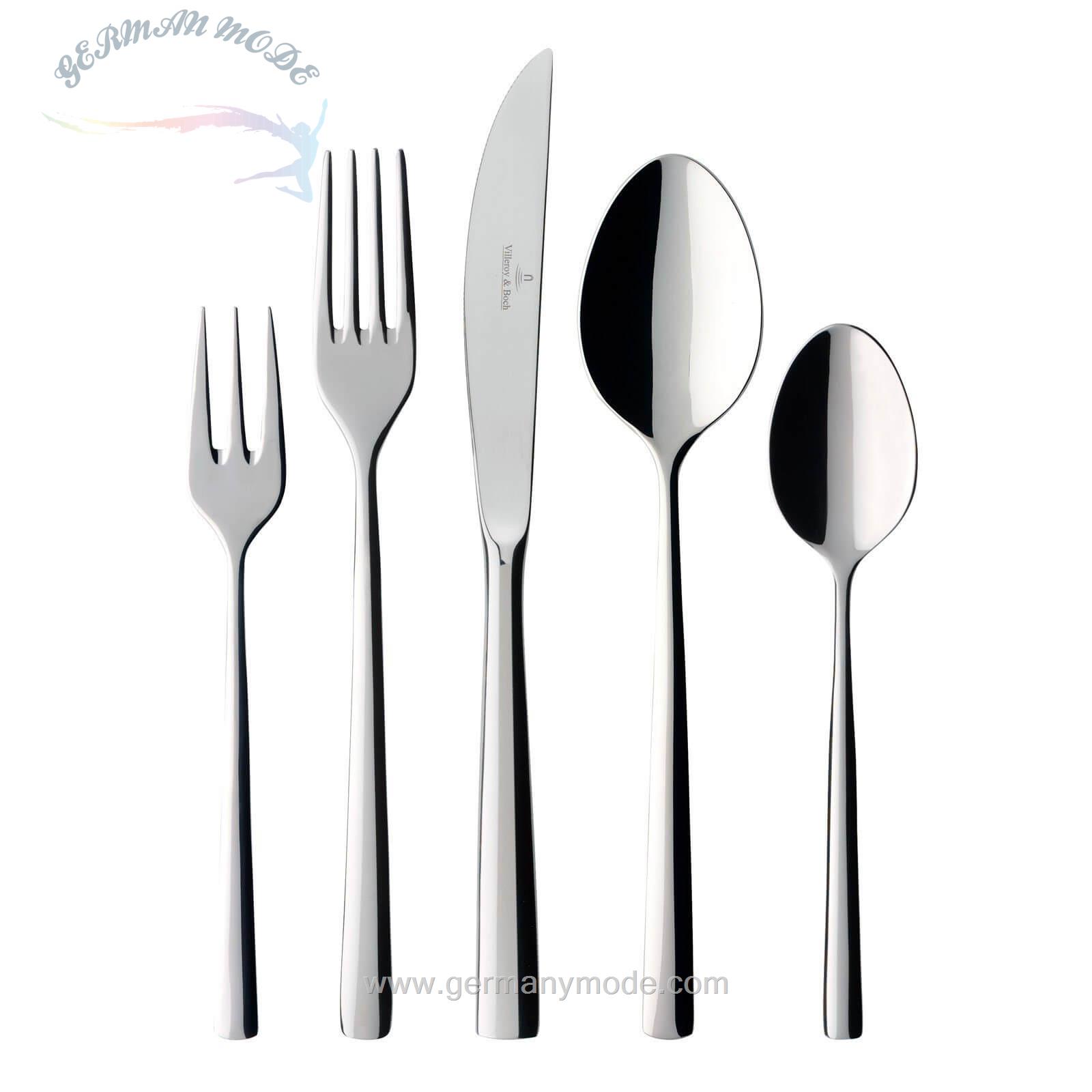 سرویس قاشق چنگال 30 پارچه ویلروی اند باخ آلمان Villeroy - Boch Piemont Besteckset 30-teilig