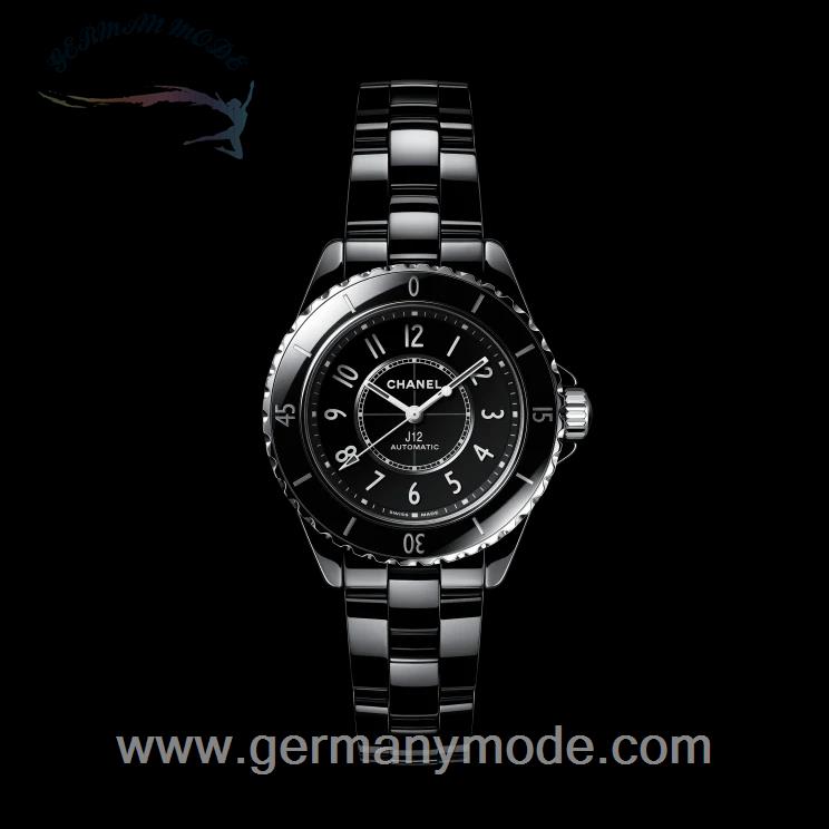 ساعت مچی سرامیکی زنانه مردانه شنل فرانسه CHANEL J12 KALIBER 12.2 UHR, 33 MM