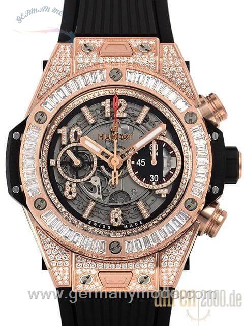 ساعت مچی مردانه هابلوت سوئیس HUBLOT BIG BANG UNICO KING GOLD JEWELLERY 411.OX.1180.RX.0904
