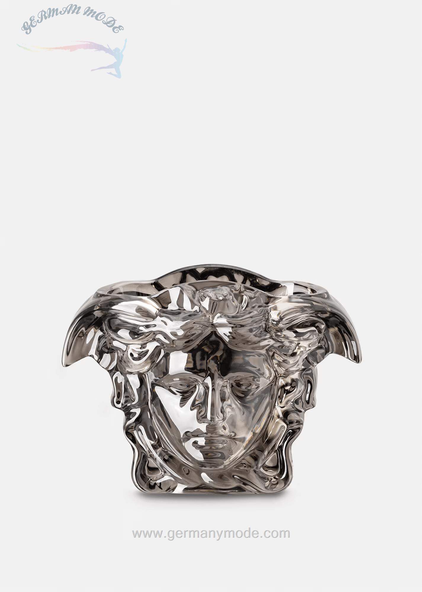 گلدان کریستال ورساچه ایتالیا VERSACE MEDUSA GRANDE KRISTALLVASE 19 CM