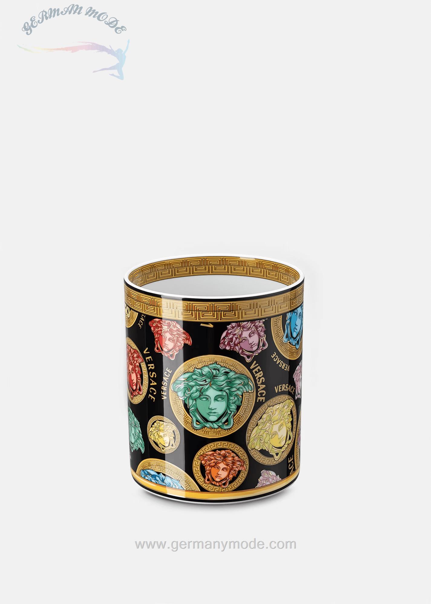گلدان ورساچه ایتالیا VERSACE MEDUSA AMPLIFIED VASE 18 CM
