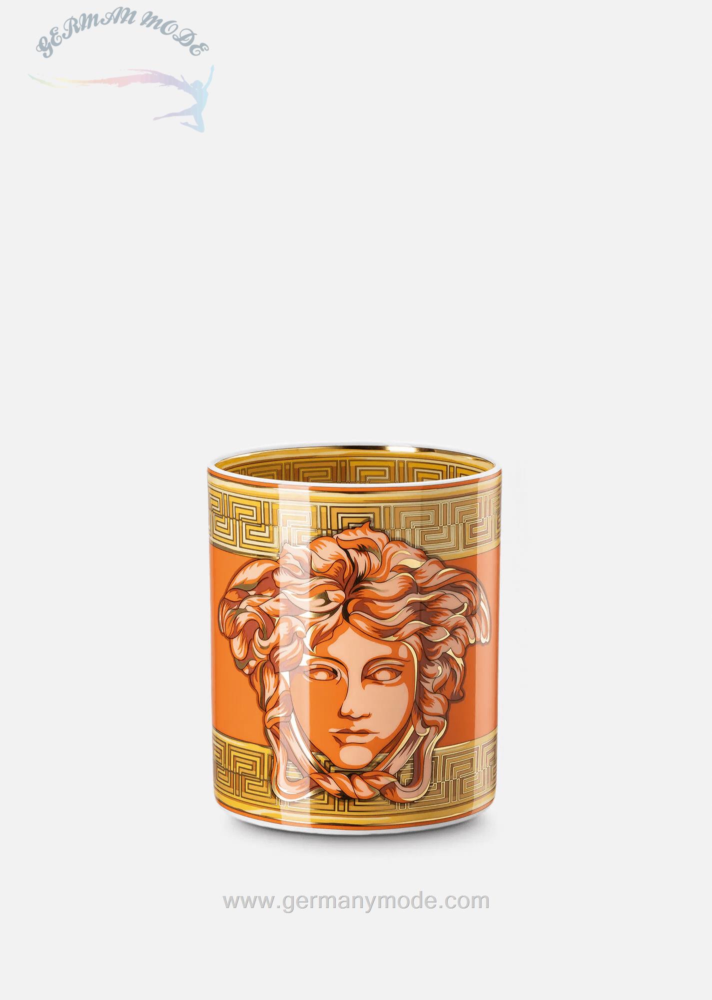 گلدان ورساچه ایتالیا VERSACE MEDUSA AMPLIFIED VASE 18 CM