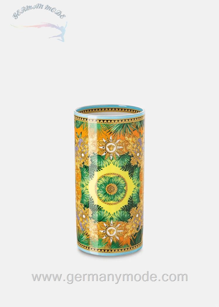 گلدان ورساچه ایتالیا VERSACE JUNGLE ANIMALIER VASE 24 CM