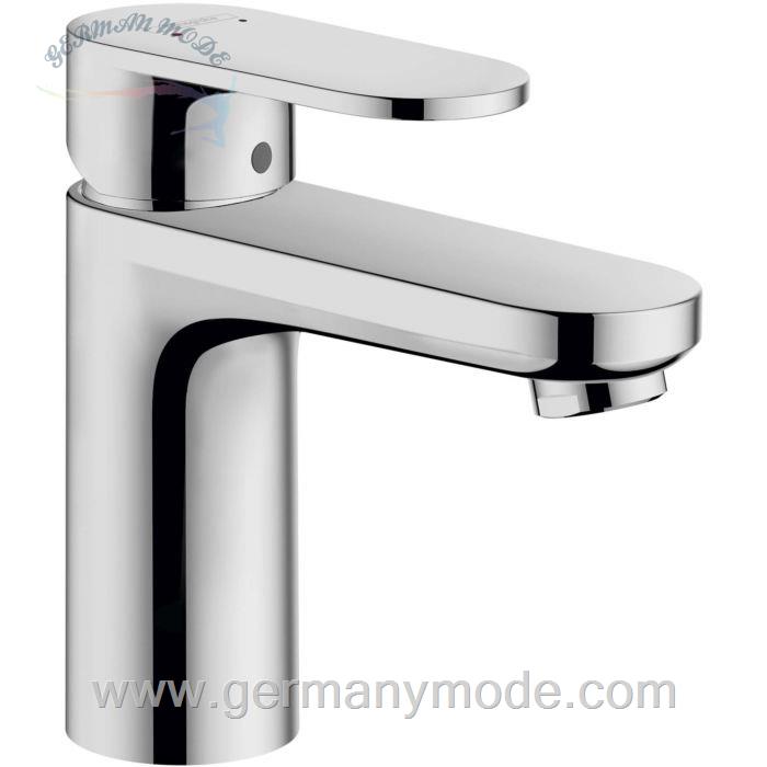 شیر مخلوط روشویی پایه کوتاه هانس گروهه آلمان Hansgrohe Vernis Blend 100 ohne Ablaufgarnitur chrom 71580000