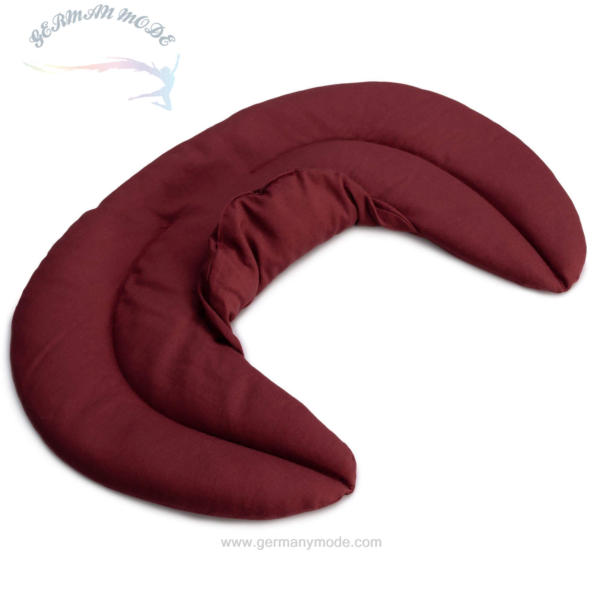 پد گرمایشی سرمایشی گردن جیرافنلند آلمان Giraffenland Wärmekissen Nackenhörnchen weinrot